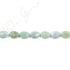 Aquamarine Multi-Color Faceted Pear Beads