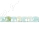 Aquamarine Multi-Color Faceted Flat Square Beads