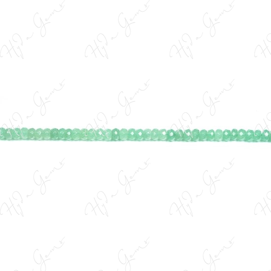 Aventurine Faceted Roundel Beads