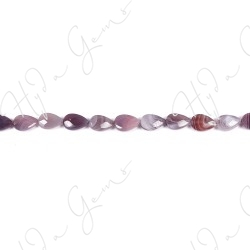 Botswana Agate Faceted Pear Beads