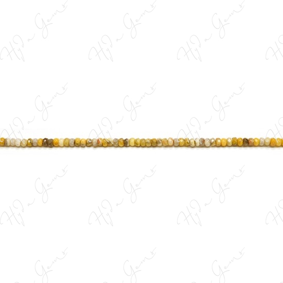 Crazy Agate Faceted Roundel Beads