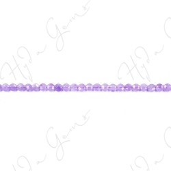 Cape Amethyst Faceted Coin Beads