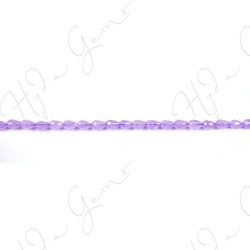 Cape Amethyst Faceted Drop Beads