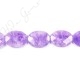 Cape Amethyst Faceted Flat Oval Beads