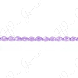 Cape Amethyst Faceted Pear Beads