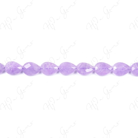 Cape Amethyst Faceted Pear Beads