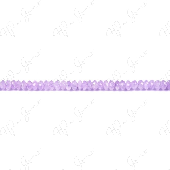 Cape Amethyst Faceted Roundel Beads