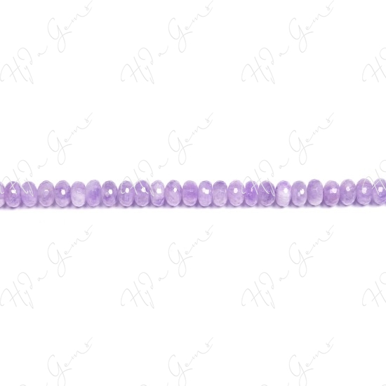 Cape Amethyst Faceted Roundel Beads