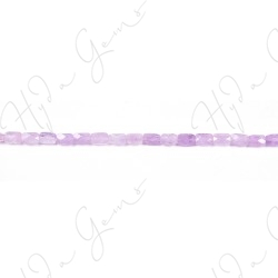 Cape Amethyst Faceted Flat Rectangle Beads