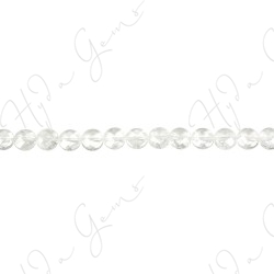 Crystal Faceted Coin Beads