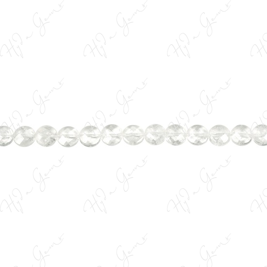 Crystal Faceted Coin Beads