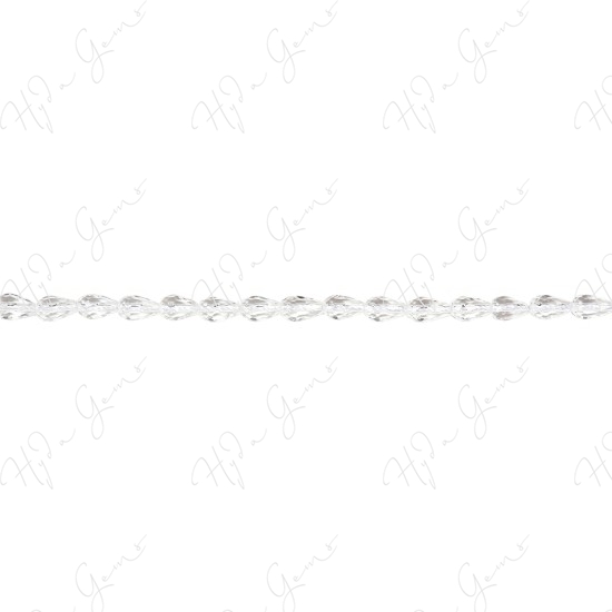 Crystal Faceted Drop Beads