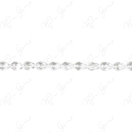 Crystal Faceted Drop Beads