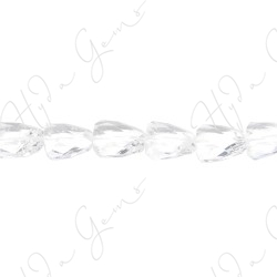 Crystal Faceted Flat Ladder Beads