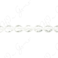 Crystal Faceted Pear Beads