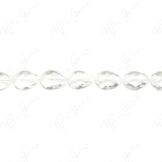 Crystal Faceted Pear Beads