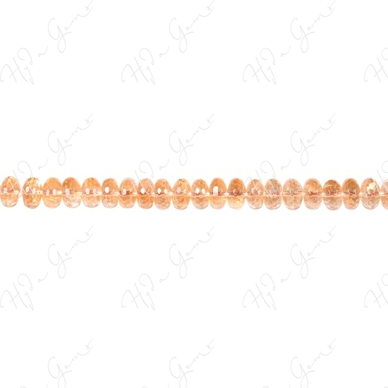 Crystal Faceted Roundel Beads