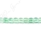 Green Fluorite Faceted Flat Square Beads