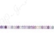 Rainbow Fluorite Faceted Roundel Beads