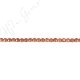 Gold Sand Stone Faceted Coin Beads