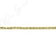 Hematine Gold Color Plated Faceted Rice Beads