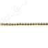 Hematine Carat Gold Color Plated [W] 6-Sides Tube Faceted Beads