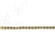 Hematine Carat Gold Color Plated [W] 6-Sides Tube Faceted Beads