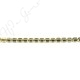 Hematine Carat Gold Color Plated [W] 6-Sides Tube Faceted Beads