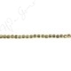 Hematine Carat Gold Color Plated [W] Hexagon Faceted Beads