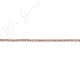 Hematine Rose Gold Color Plated [W] Faceted Roundel Beads