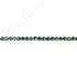 Green Sand Stone Faceted Coin Beads