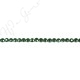 Green Sand Stone Faceted Coin Beads