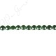 Green Sand Stone Faceted Coin Beads