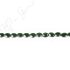 Green Sand Stone Faceted Flat Oval Beads