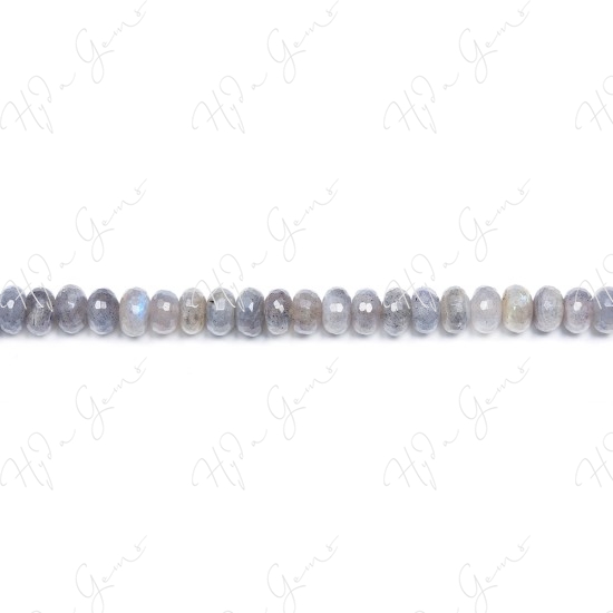 Labradorite Faceted Roundel Beads