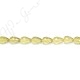 Lemon Quartz Faceted Drop Beads