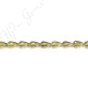 Lemon Quartz Faceted Drop Beads