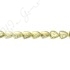 Lemon Quartz Faceted Pear Beads