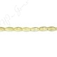 Lemon Quartz Faceted Rice Beads