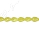 Olive Jade Faceted Pear Beads