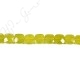 Olive Jade Faceted Flat Square Beads