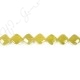 Olive Jade Faceted Flat Square Beads