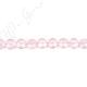 Rose Quartz Faceted Coin Beads