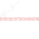 Rose Quartz Faceted Flat Rectangle Beads