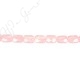 Rose Quartz Faceted Flat Rectangle Beads