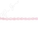 Rose Quartz Faceted Rice Beads