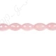 Rose Quartz Faceted Rice Beads