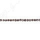 Smoky Quartz Faceted Coin Beads