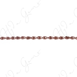 Smoky Quartz Faceted Drop Beads