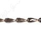 Smoky Quartz Faceted Drop Beads